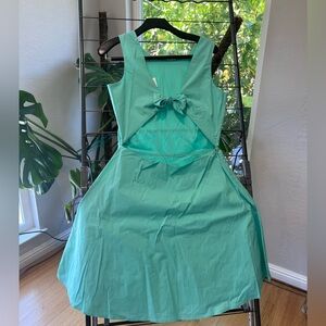 A/X Armani Exchange Minty Green/Turquoise Sleeveless tie Back Dress